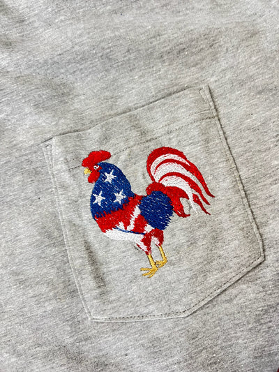 American Rooster | Handmade Tee
