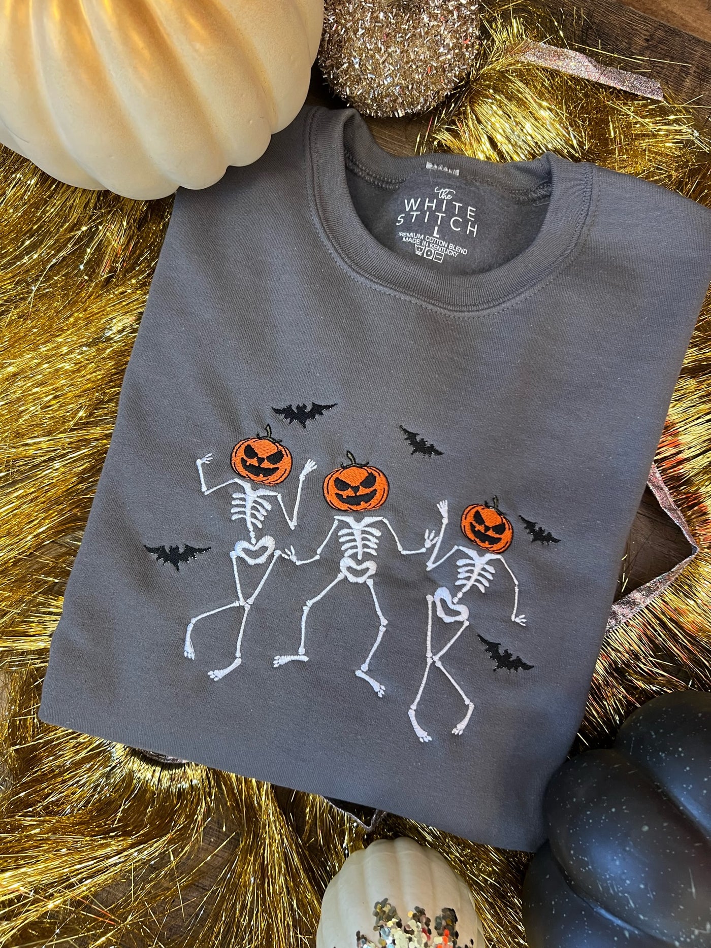 Pumpkin Skeleton Sweatshirt