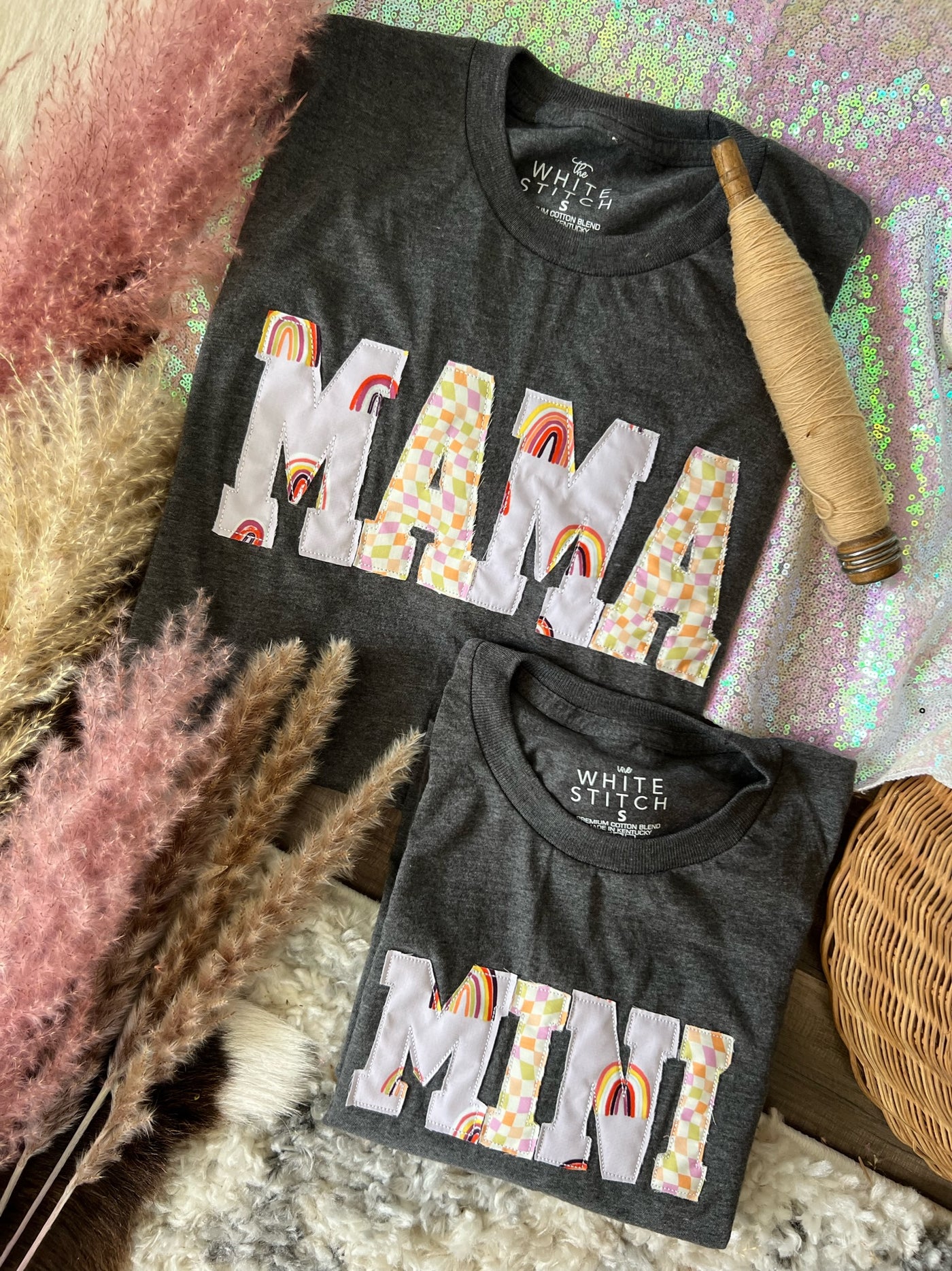 Rainbow Mama and mini