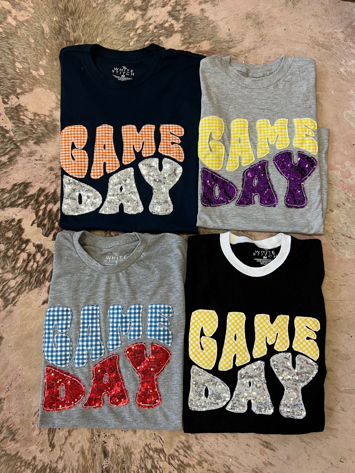 GAME DAY bubble letters | CUSTOMIZABLE | Adult