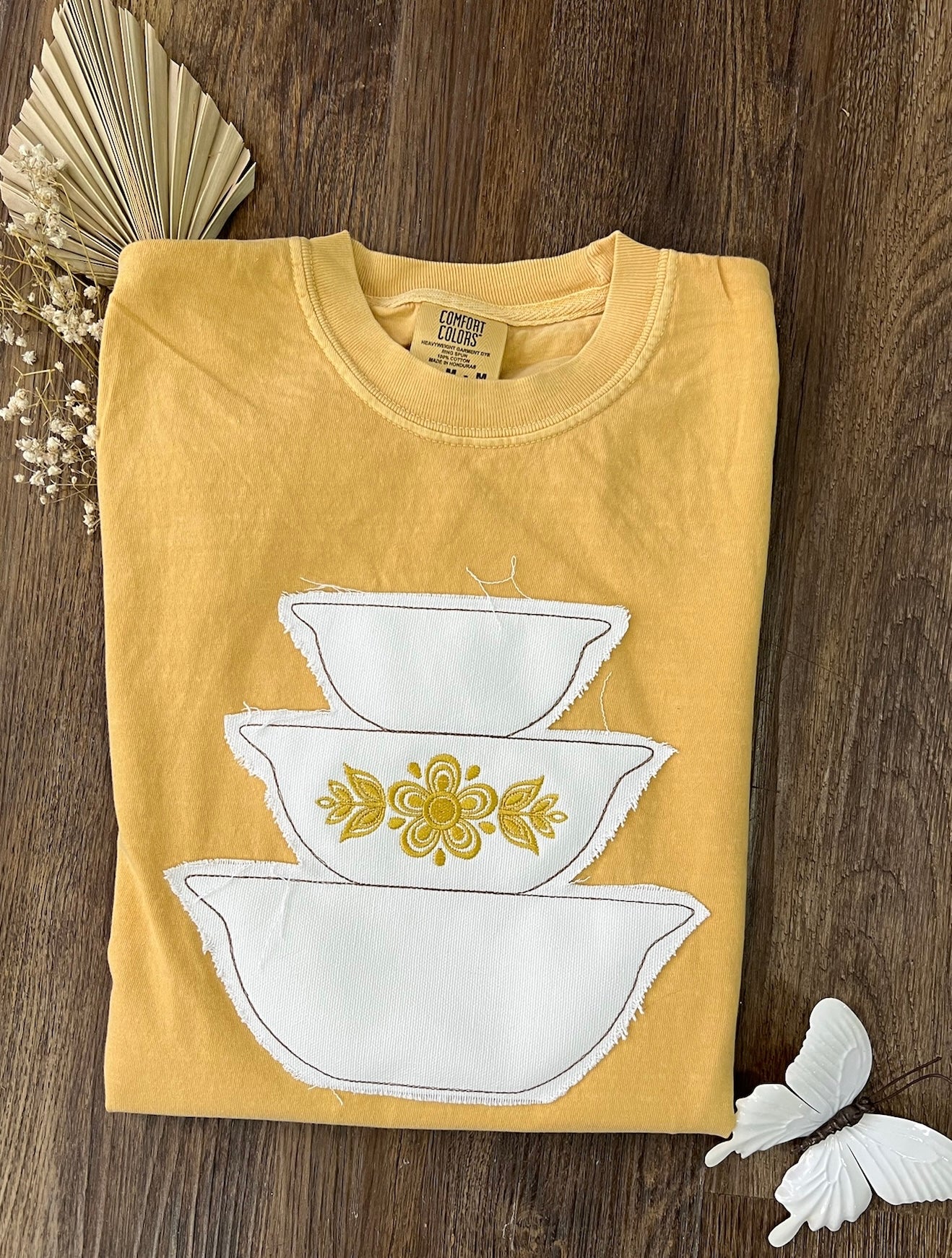 Vintage Bowl Set Butterfly Gold| Denim