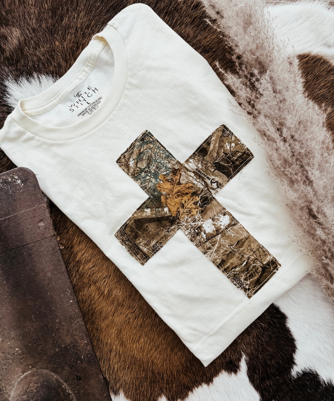 Cross Camo Tee & Sweatshirt Option
