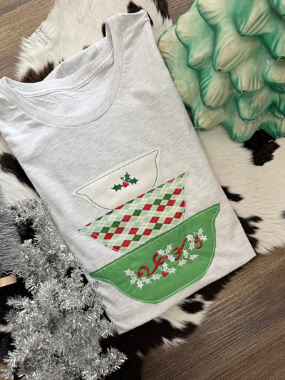 Christmas Vintage Bowl Dish Apparel