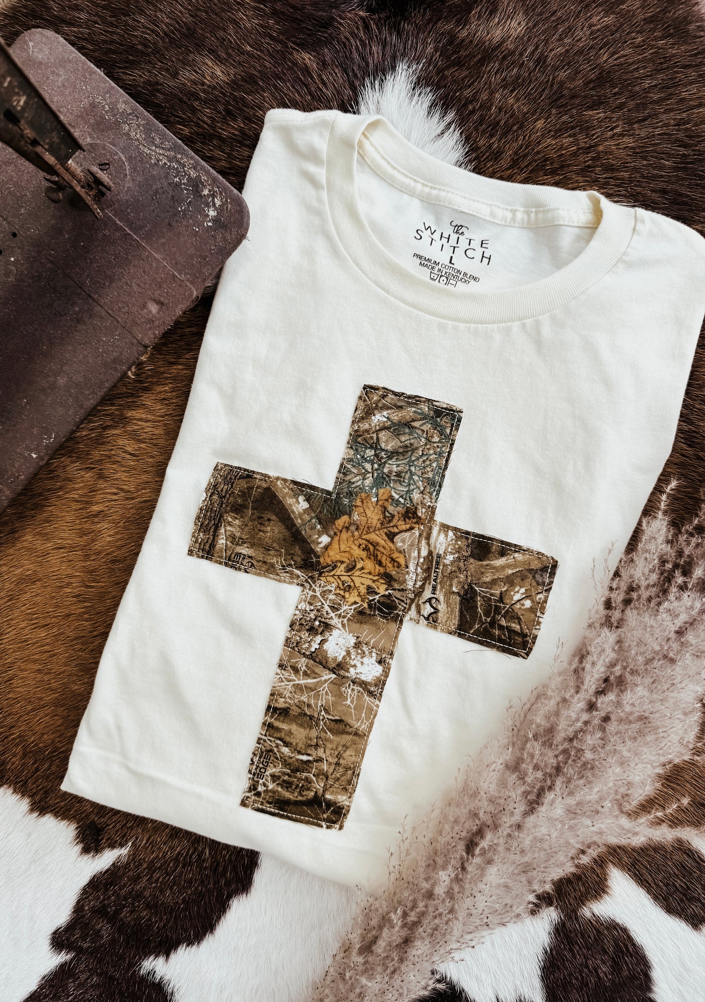 Cross Camo Tee & Sweatshirt Option