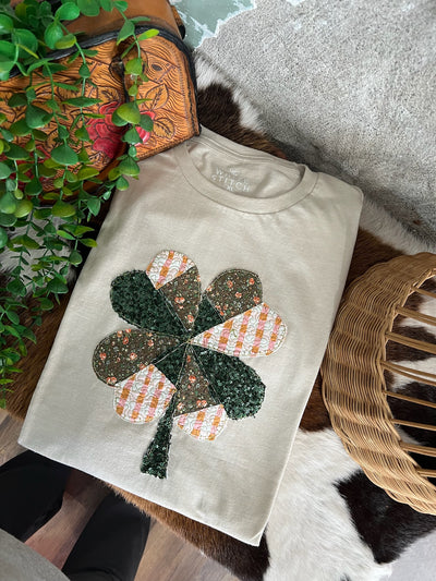 Cottage Quilt Shamrock | Handmade