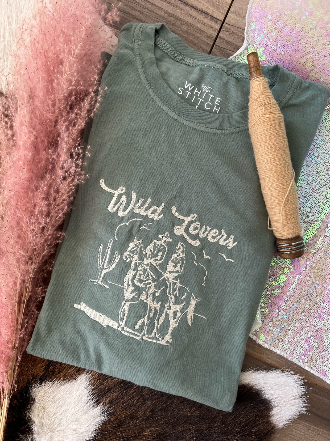 Wild Lovers Embroidered Tee