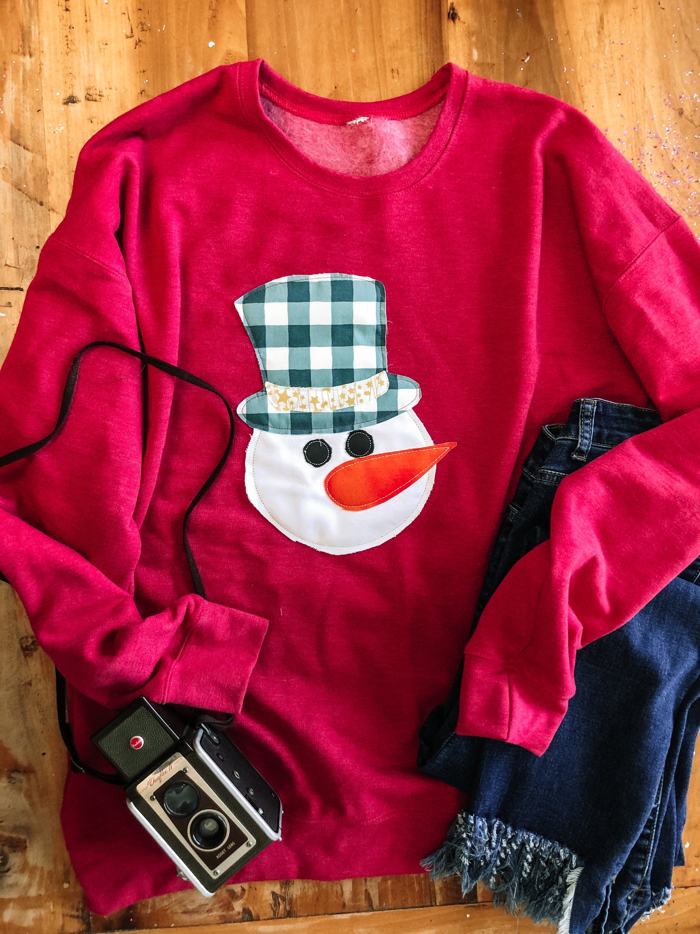 Snowman | Sweatshirt | Handmade