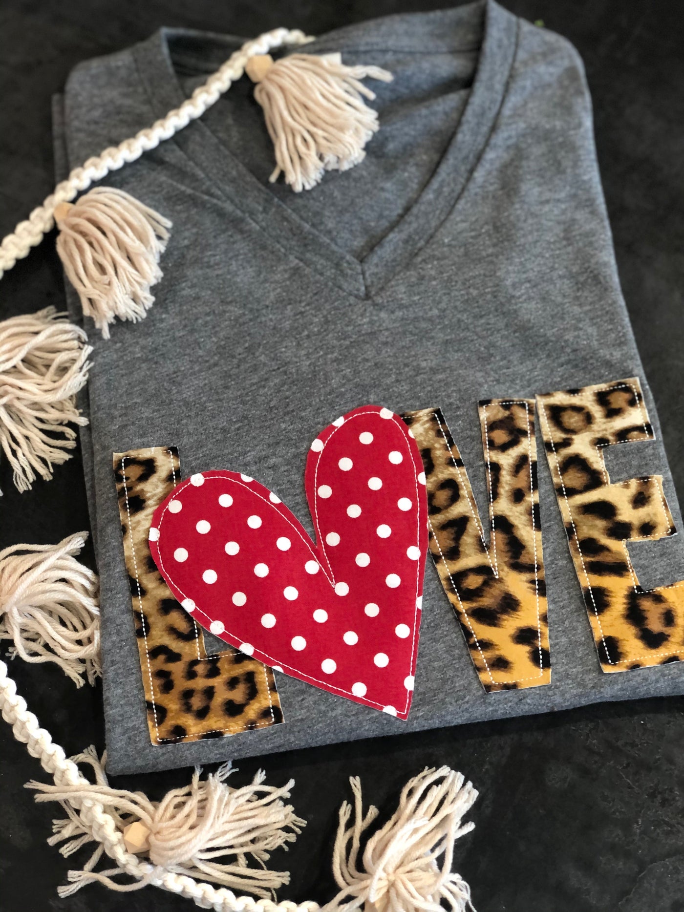Love Valentines | Polka Dot Leopard